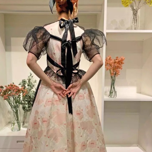 Simone Rocha for H&M Black Tulle Apron Dress Size XS NWT - Picture 5 of 16